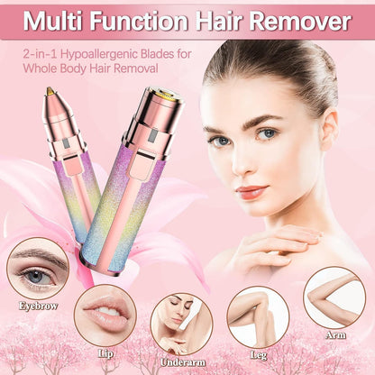 2 in 1 Eyebrow Trimmer and Shaver