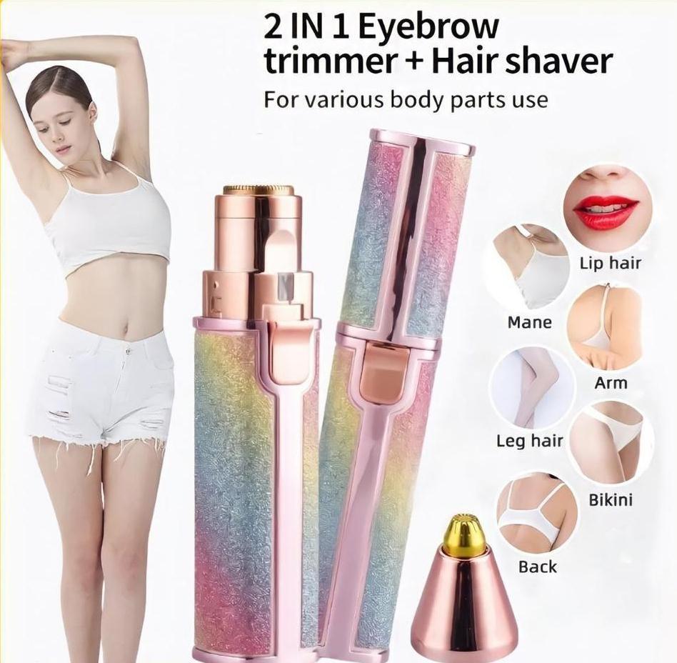 2 in 1 Eyebrow Trimmer and Shaver