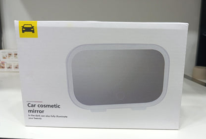 Car Sun Visor Vanity Makeup Mirror With LED Lighting